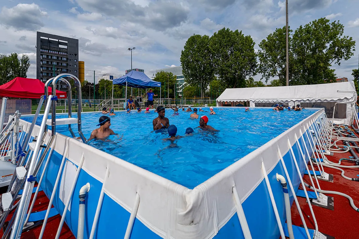 Photo de Baignade estivale – Louis Lumière
