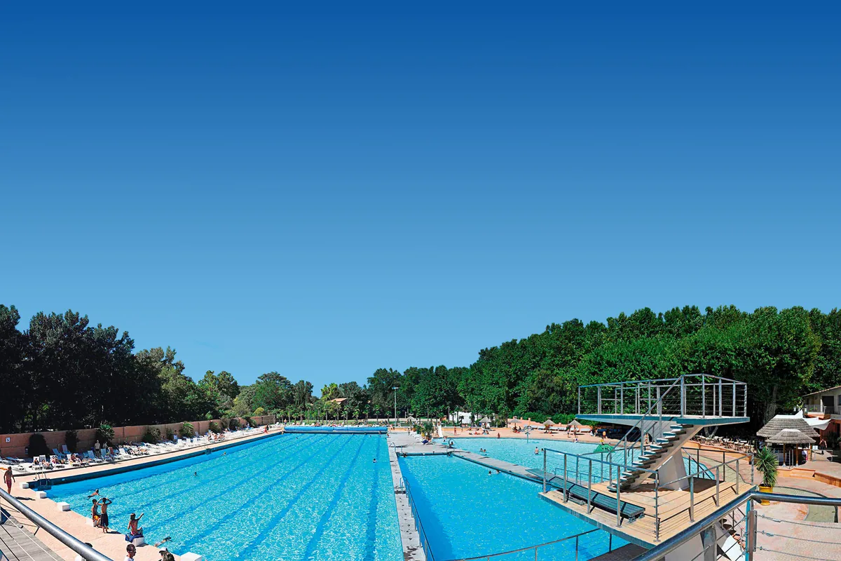 Photo de La Palmeraie - Piscine Olympique - Boulangerie - Paillote