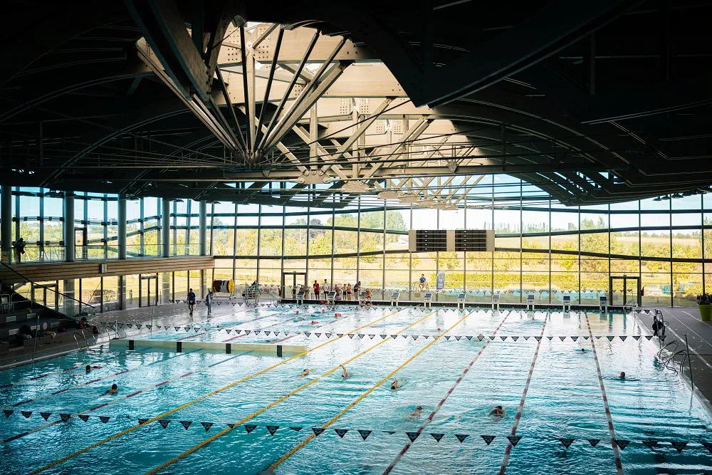 La piscine olympique.